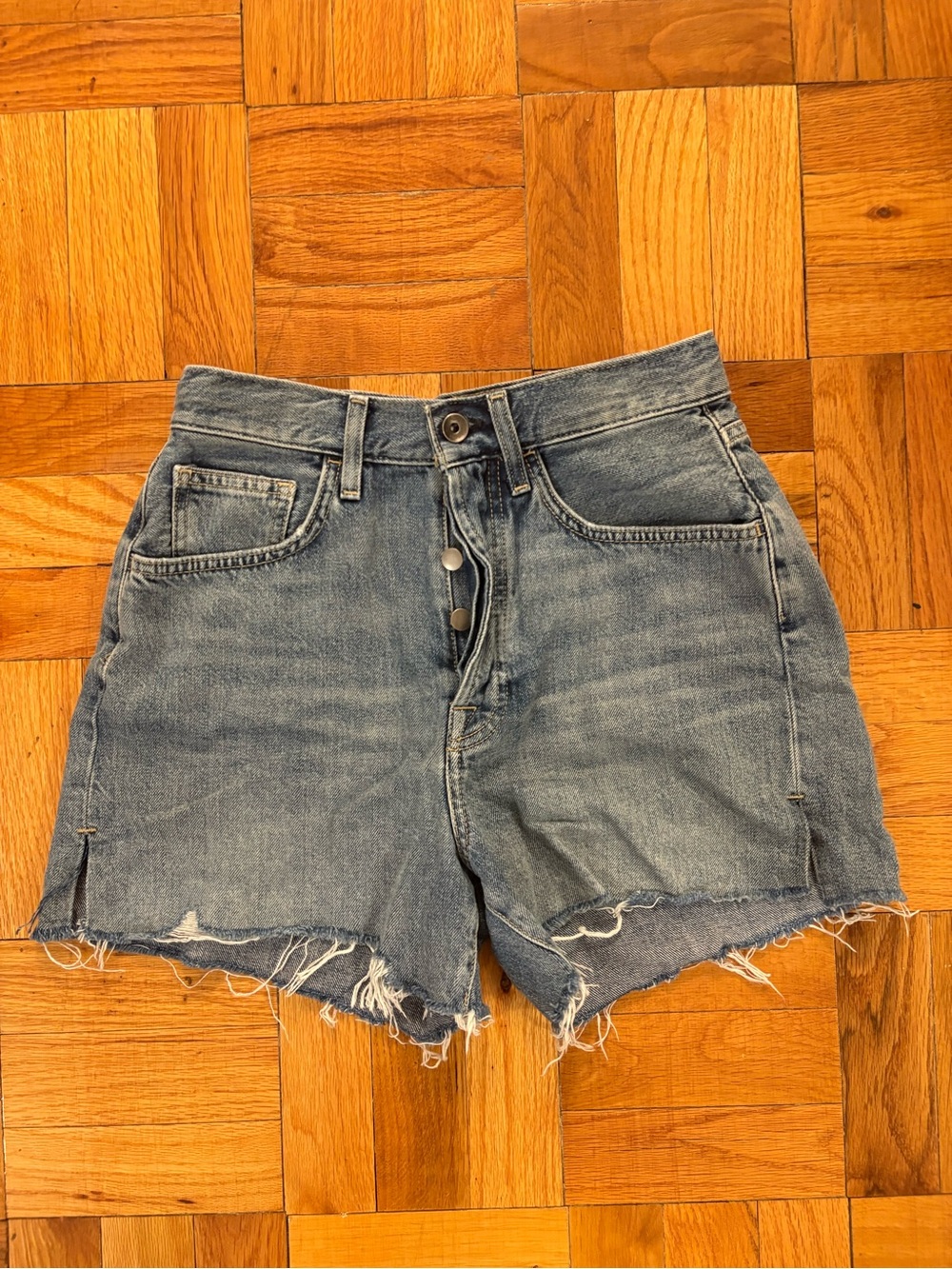 Splendid - High-Rise Denim Shorts